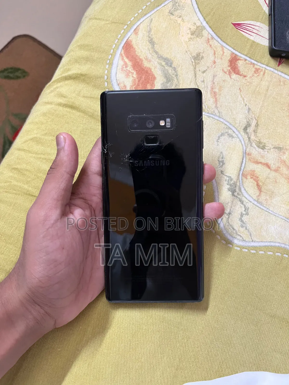 স্যামসাং গ্যালাক্সি নোট ৯ ১২৮ জিবি ব্ল্যাক