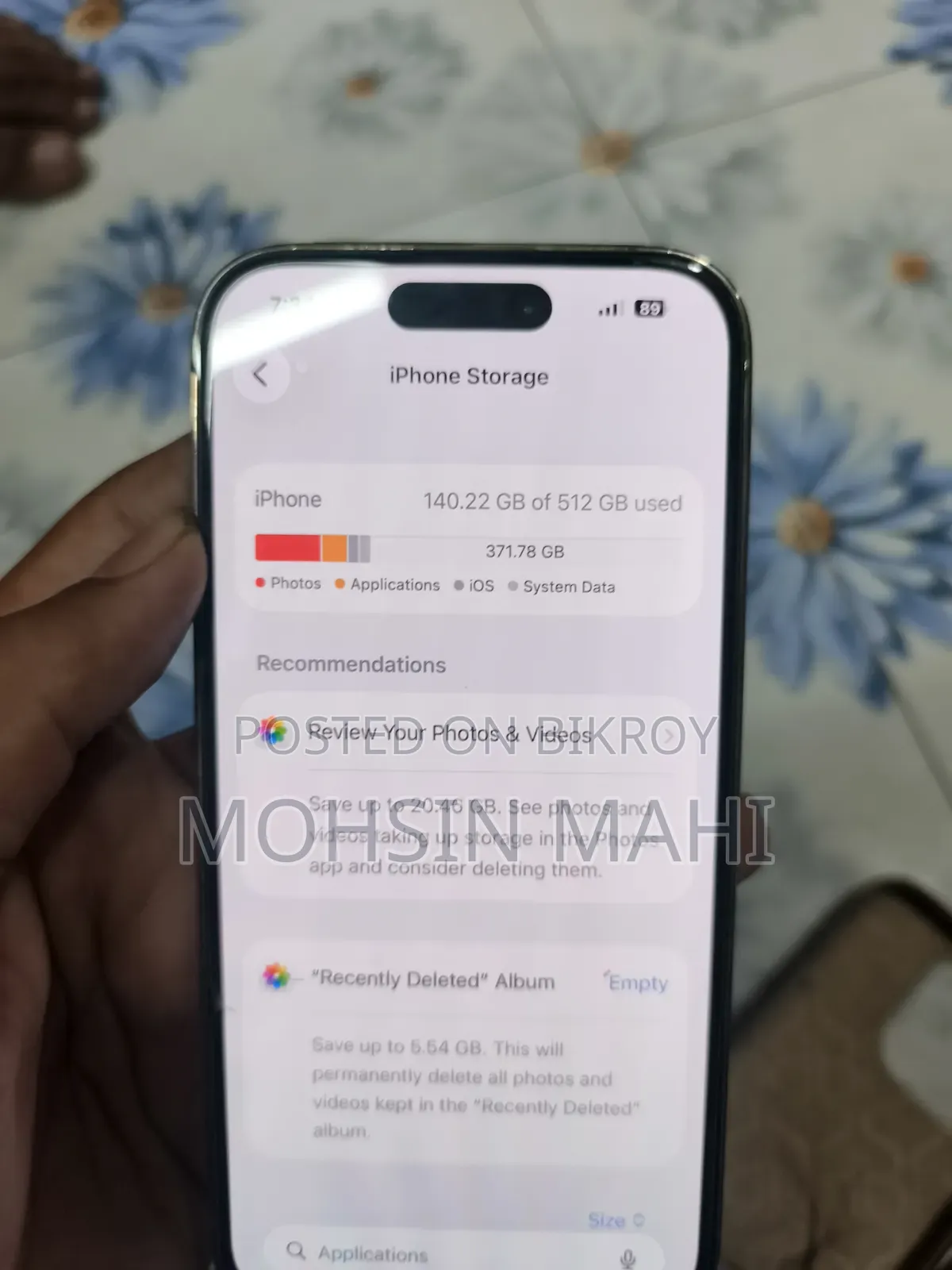 অ্যাপল আইফোন ১৪ প্রো ৫১২ জিবি সাদা