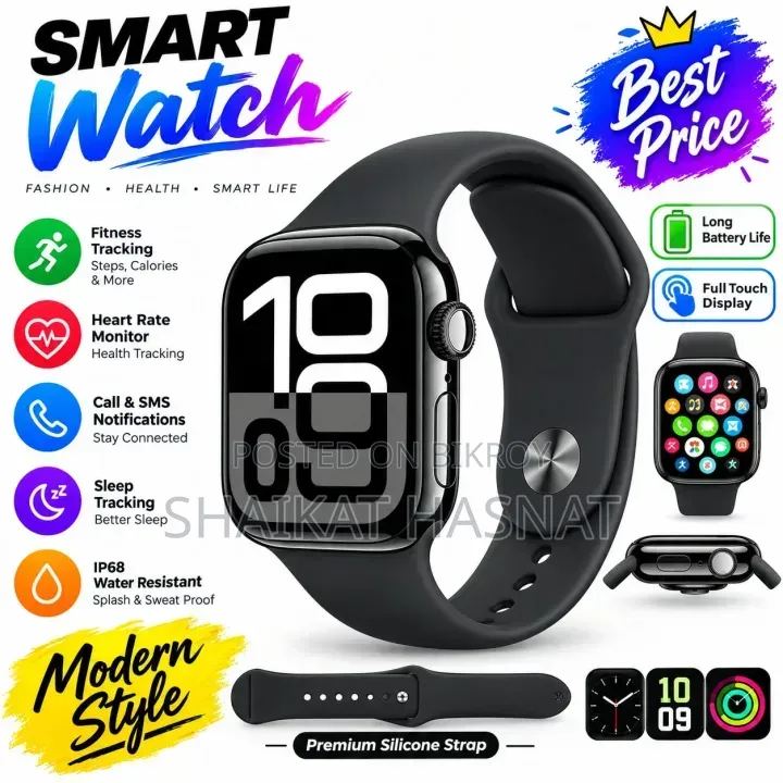 S10 Max Smart Watch 2.29 Inch AMOLED Display NFC Bluetooth Call Wireless