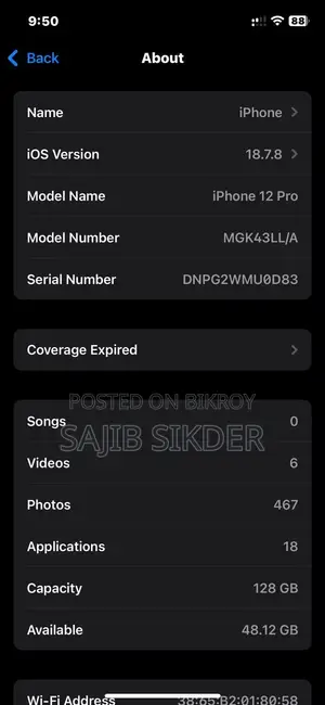 Apple iPhone 12 Pro 128 GB Blue
