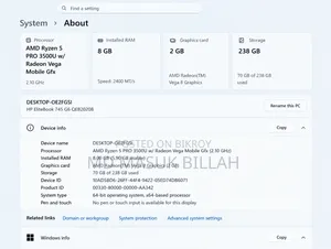 Laptop HP EliteBook 840 G6 16GB Intel Core i5 SSD 256GB