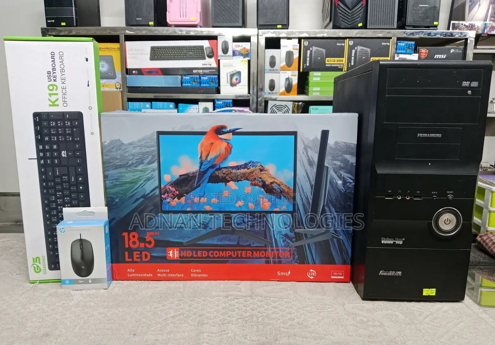 Desktop Computer 4GB Intel Core 2 Duo HDD 500GB