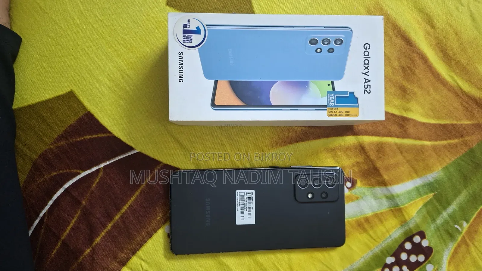 New Samsung Galaxy A52 5G 128 GB Black