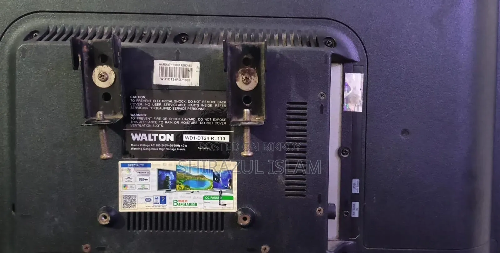 Walton 24" Almost New Led TV