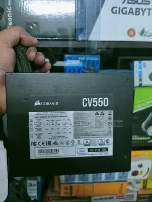 Corsair CV550 550W 80 Plus Bronze Certified Power Supply - Full Fresh