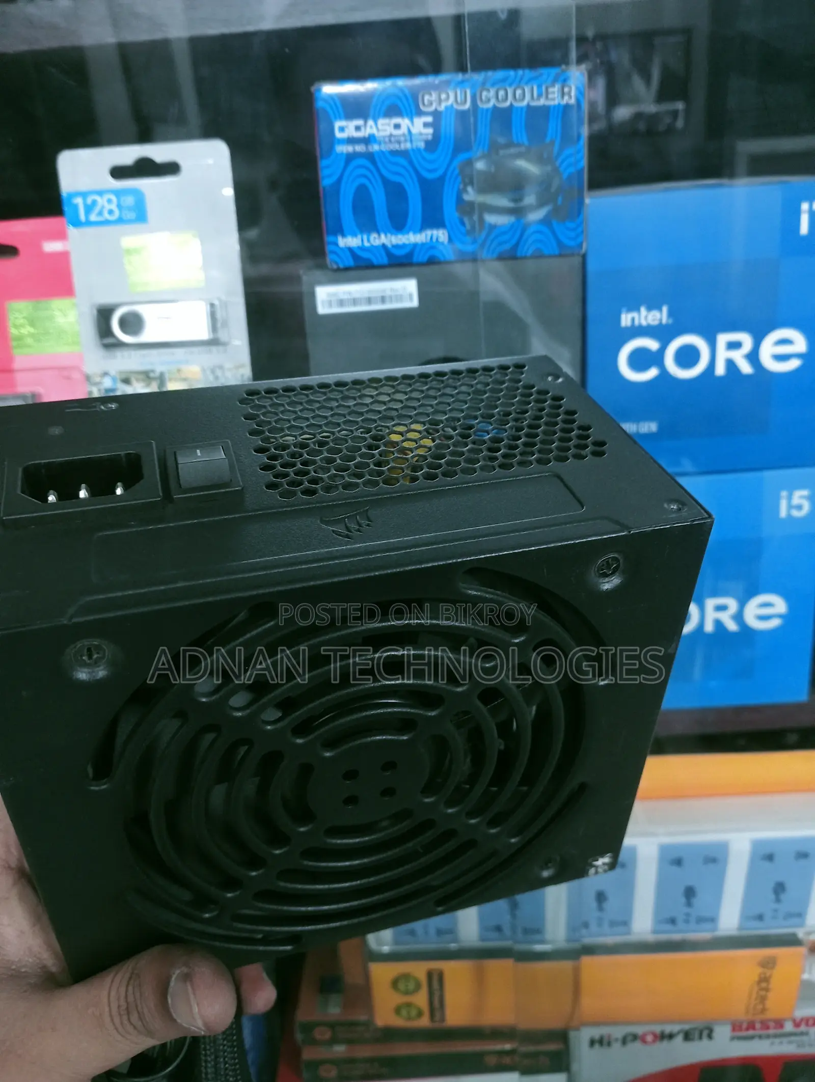 Corsair CV550 550W 80 Plus Bronze Certified Power Supply - Full Fresh