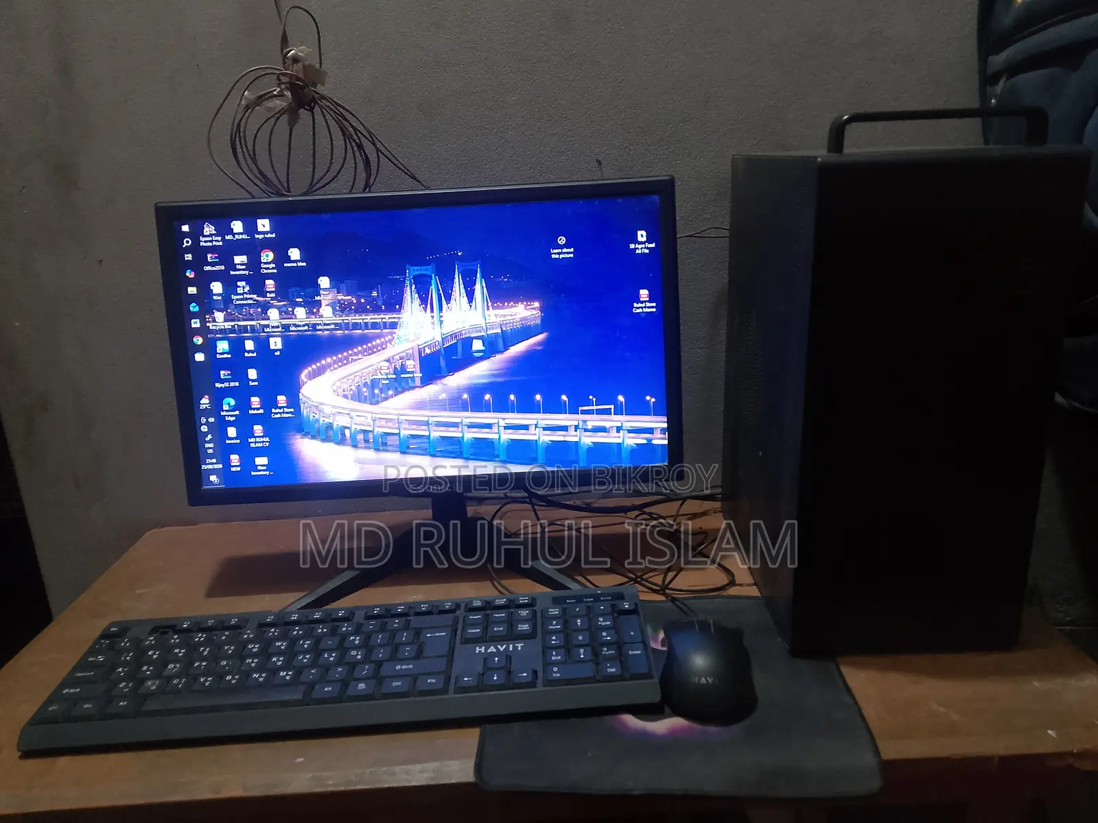 Desktop Computer MSI 8GB Intel Core i3 SSD 128GB