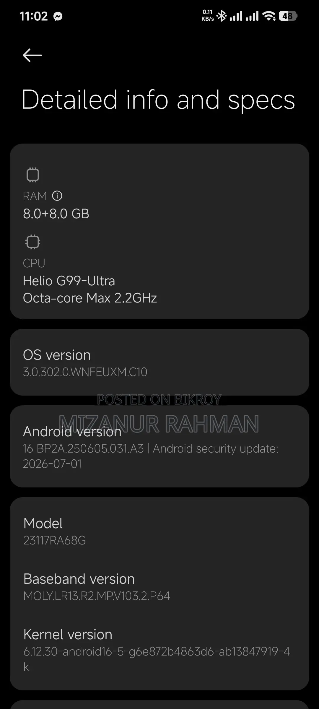 Xiaomi Redmi Note 13 Pro 256 GB Black