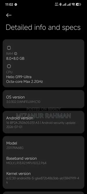 Xiaomi Redmi Note 13 Pro 256 GB Black