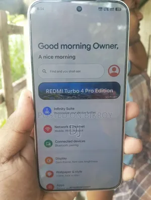 শাওমি রেডমি টার্বো ৪ প্রো ২৫৬ জিবি সিলভার