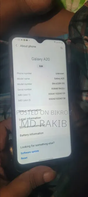 Samsung Galaxy A20 32 GB Blue