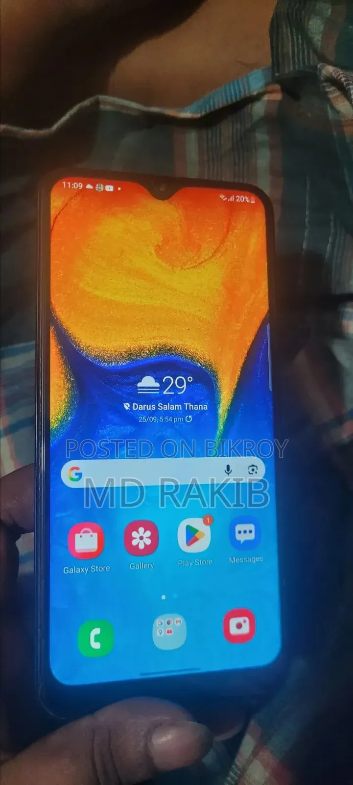 Samsung Galaxy A20 32 GB Blue
