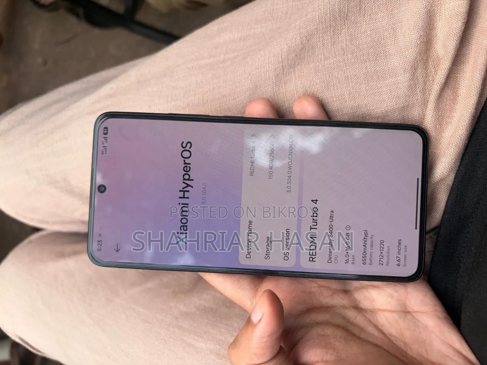 Xiaomi Redmi Turbo 4 256 GB Graphite