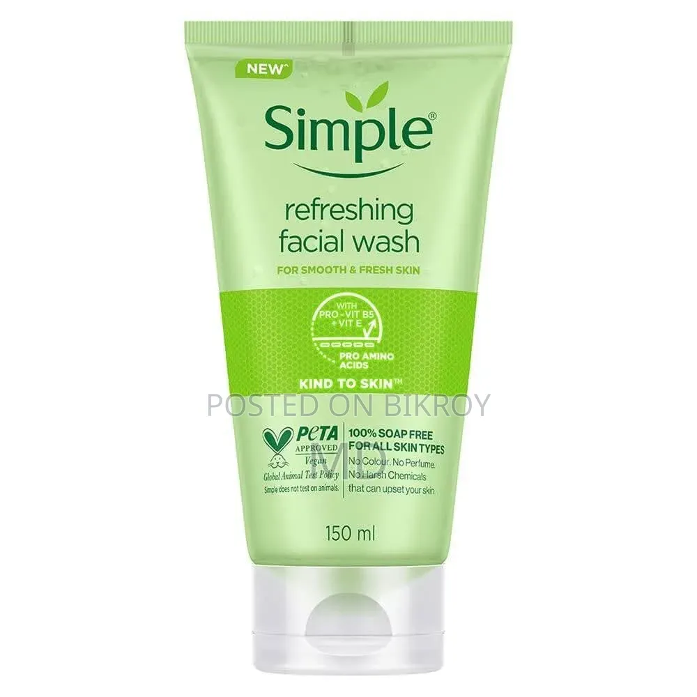 Simple
Refreshing Facial Wash