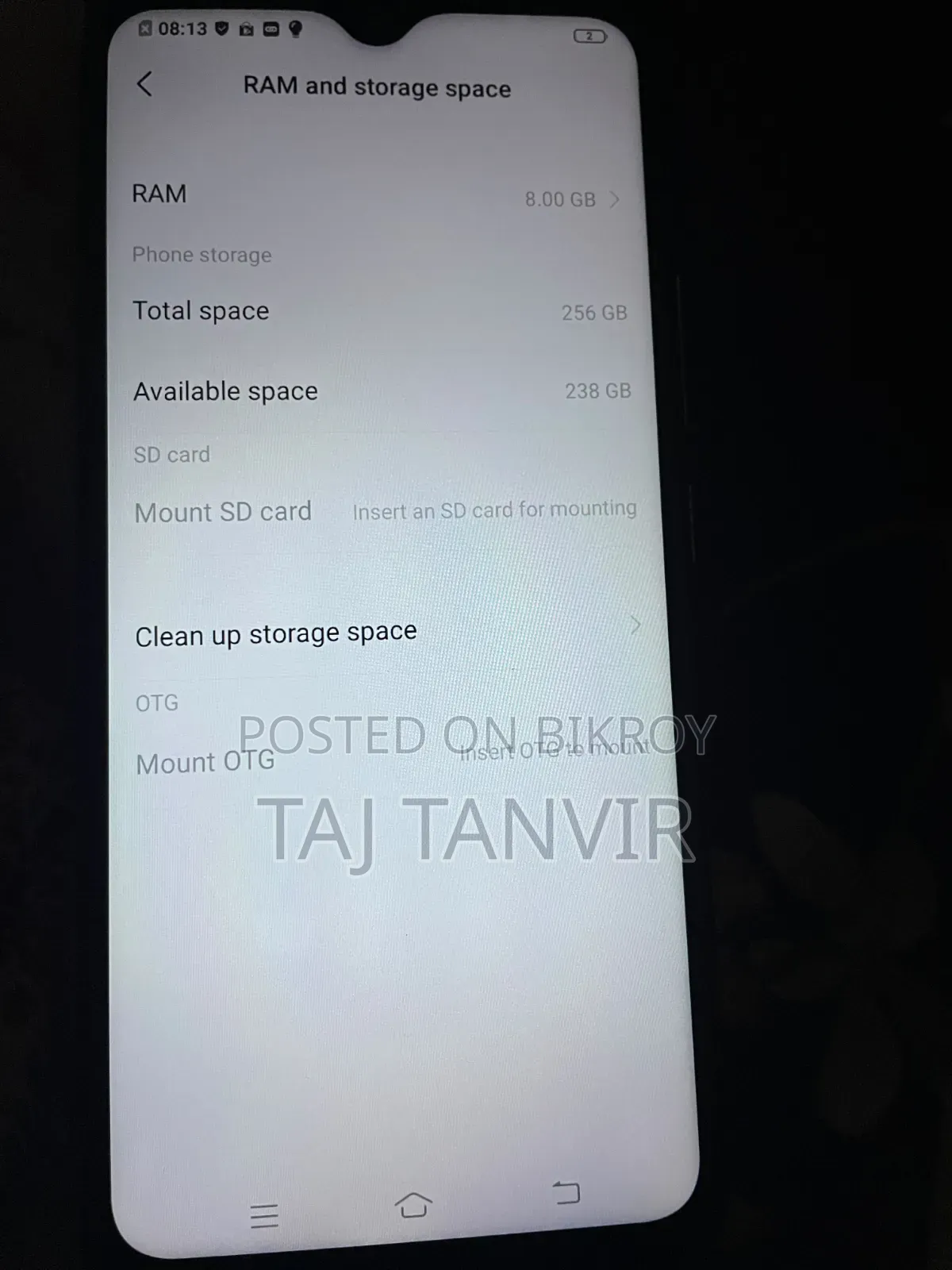 Vivo Y19 128 GB Blue