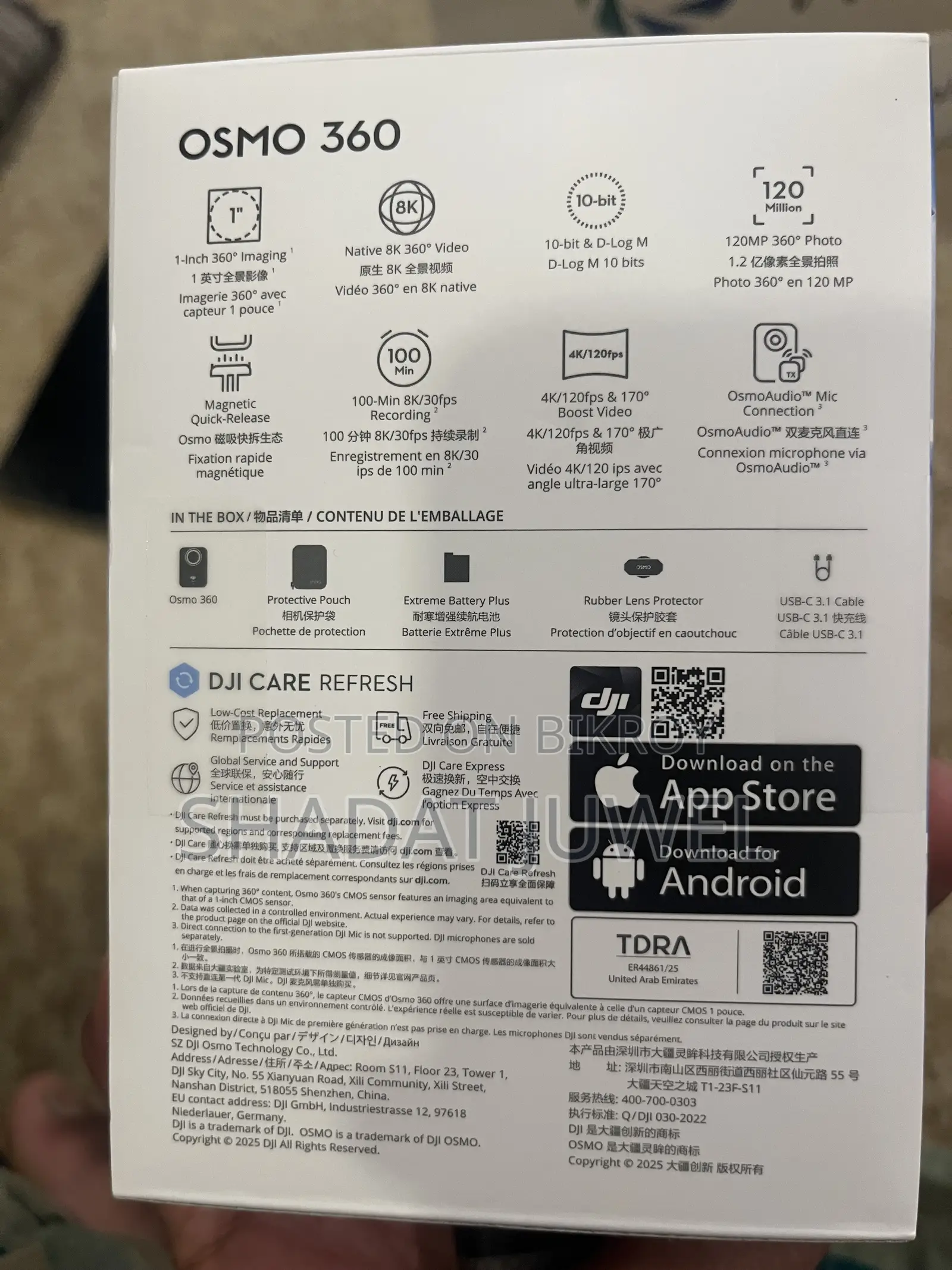 Dji Osmo 360 Camera
