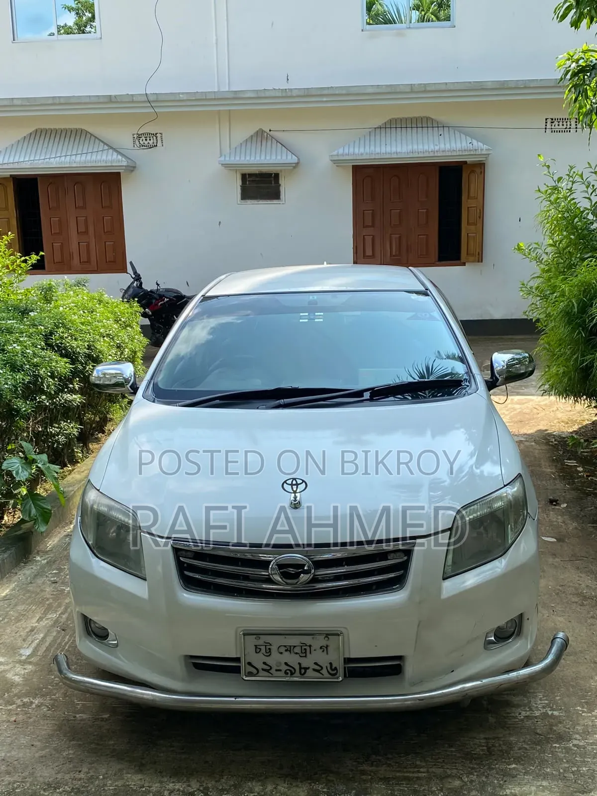 টয়োটা অ্যাক্সিও ১.৫ জি টু হুইল ড্রাইভ ২০০৯ হোয়াইট