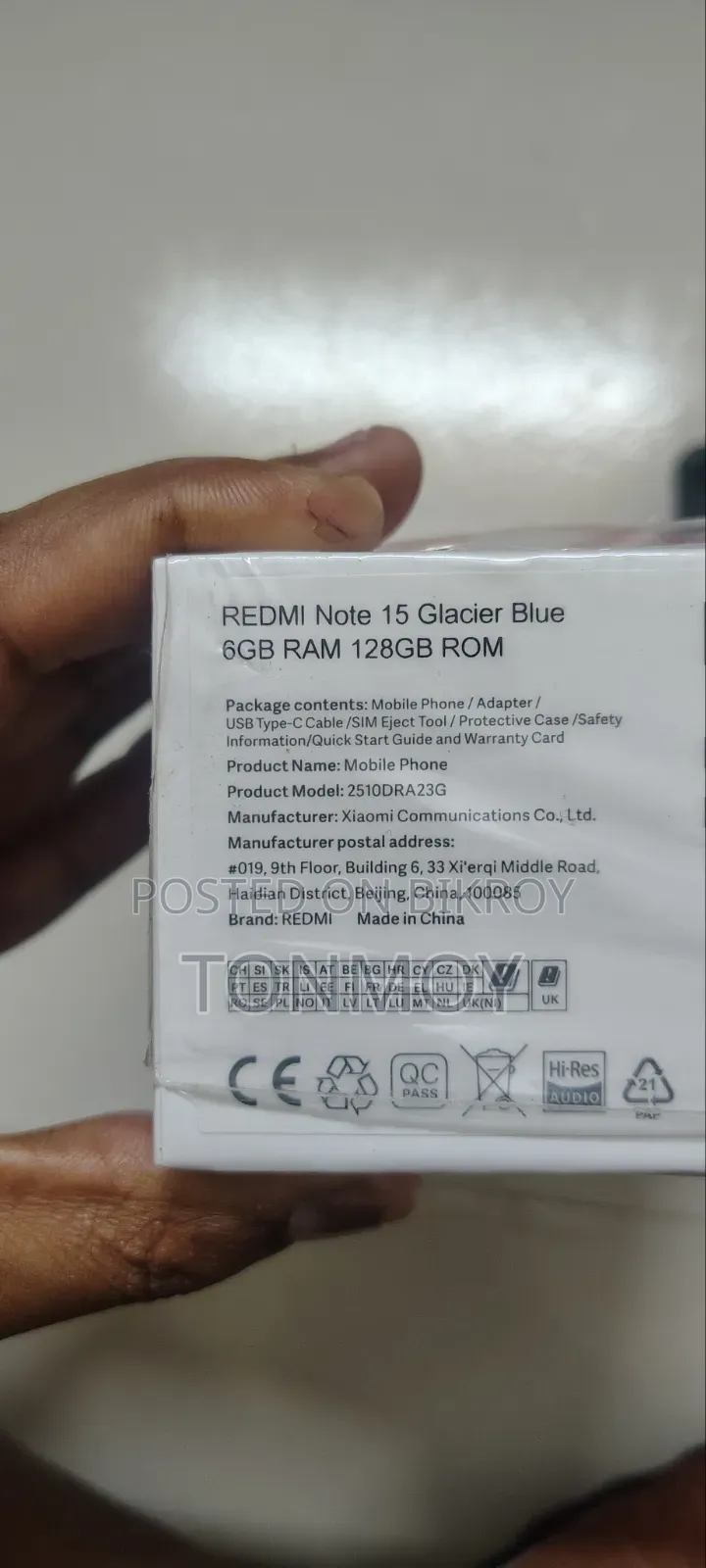 New Xiaomi Redmi Note 15 128 GB Silver