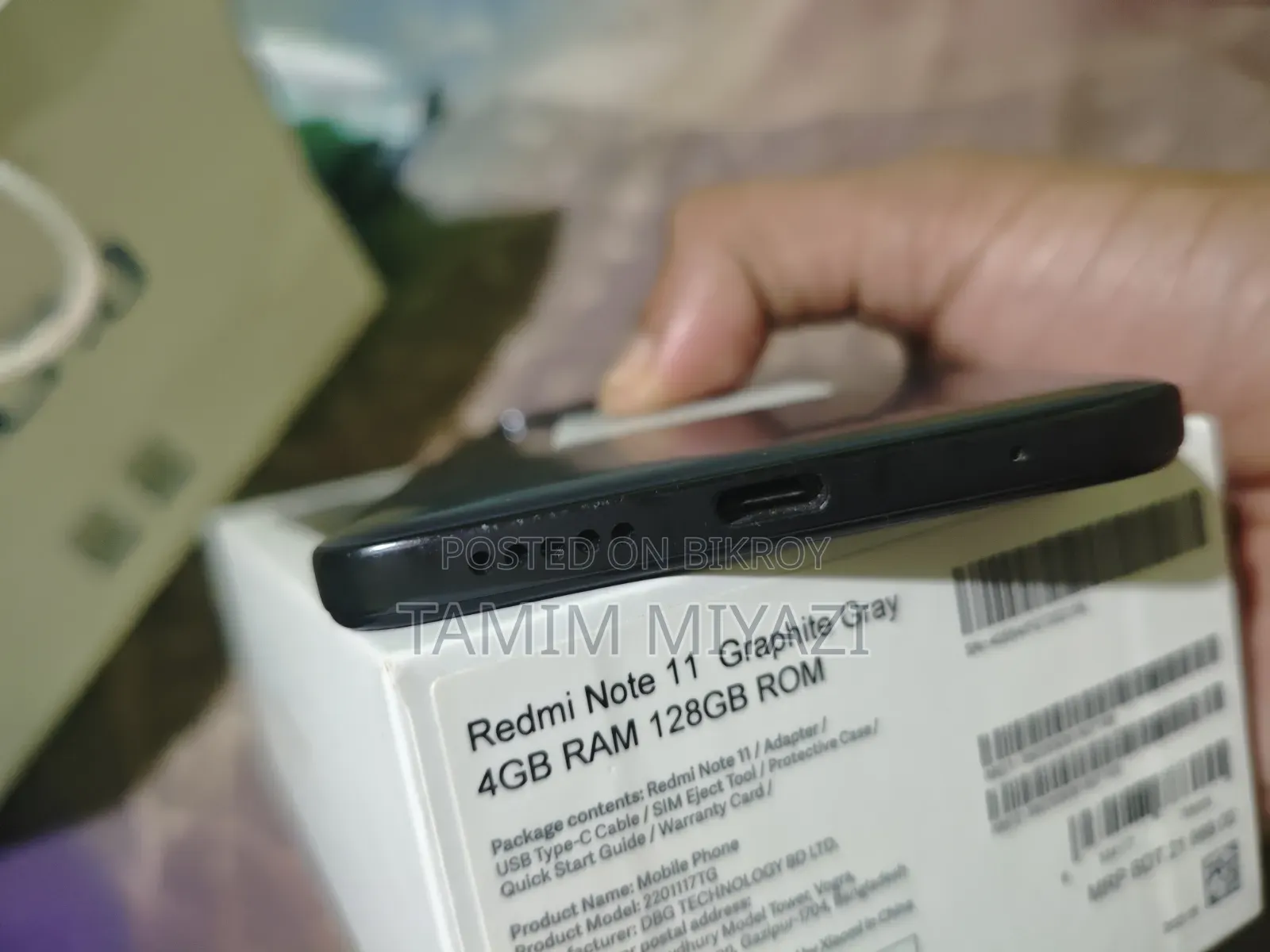 New Xiaomi Redmi Note 11 128 GB Black