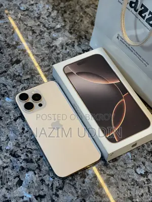 অ্যাপল আইফোন ১৬ প্রো ম্যাক্স ২৫৬ জিবি গোল্ড