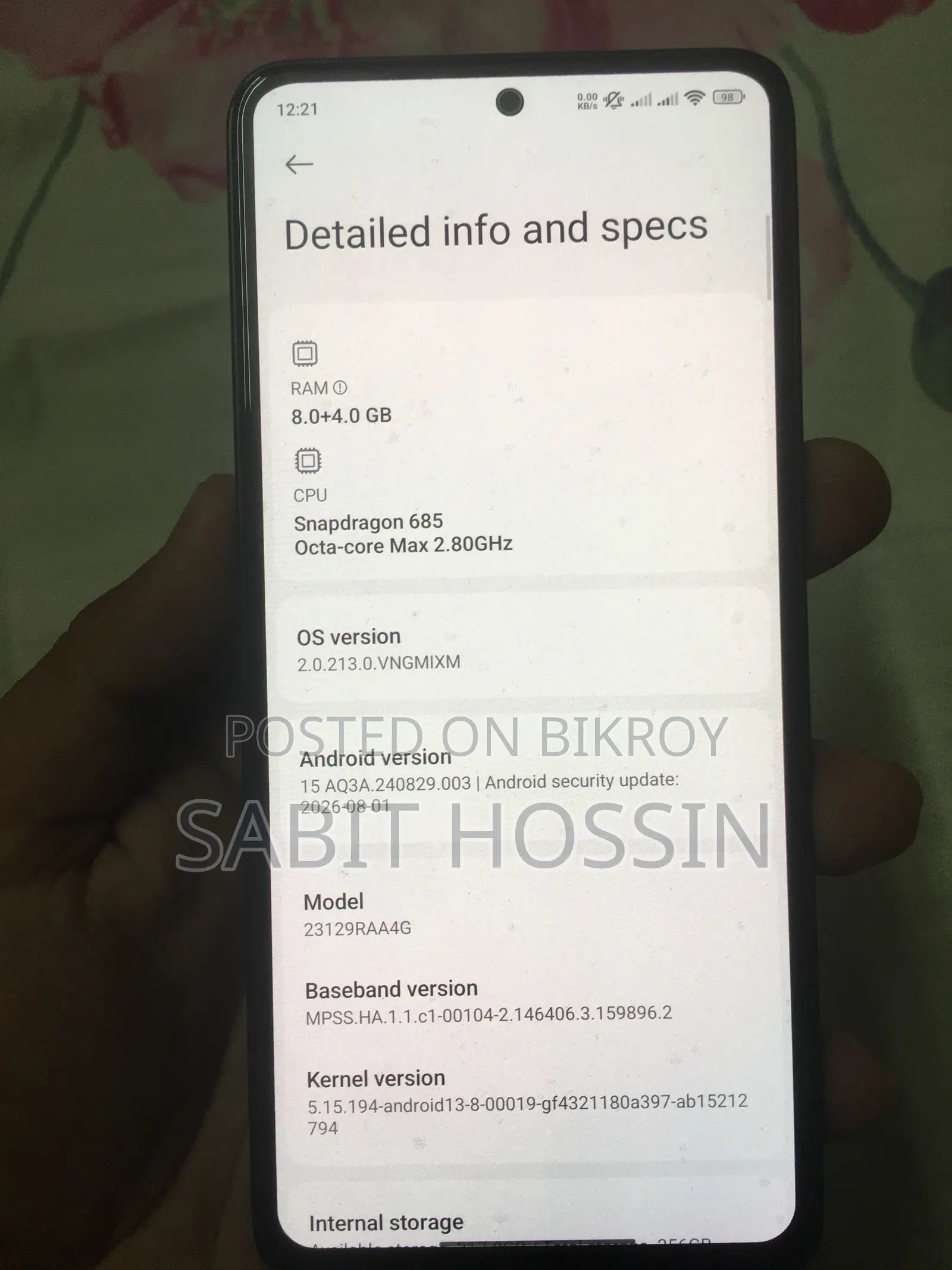 Xiaomi Redmi Note 13 256 GB Black