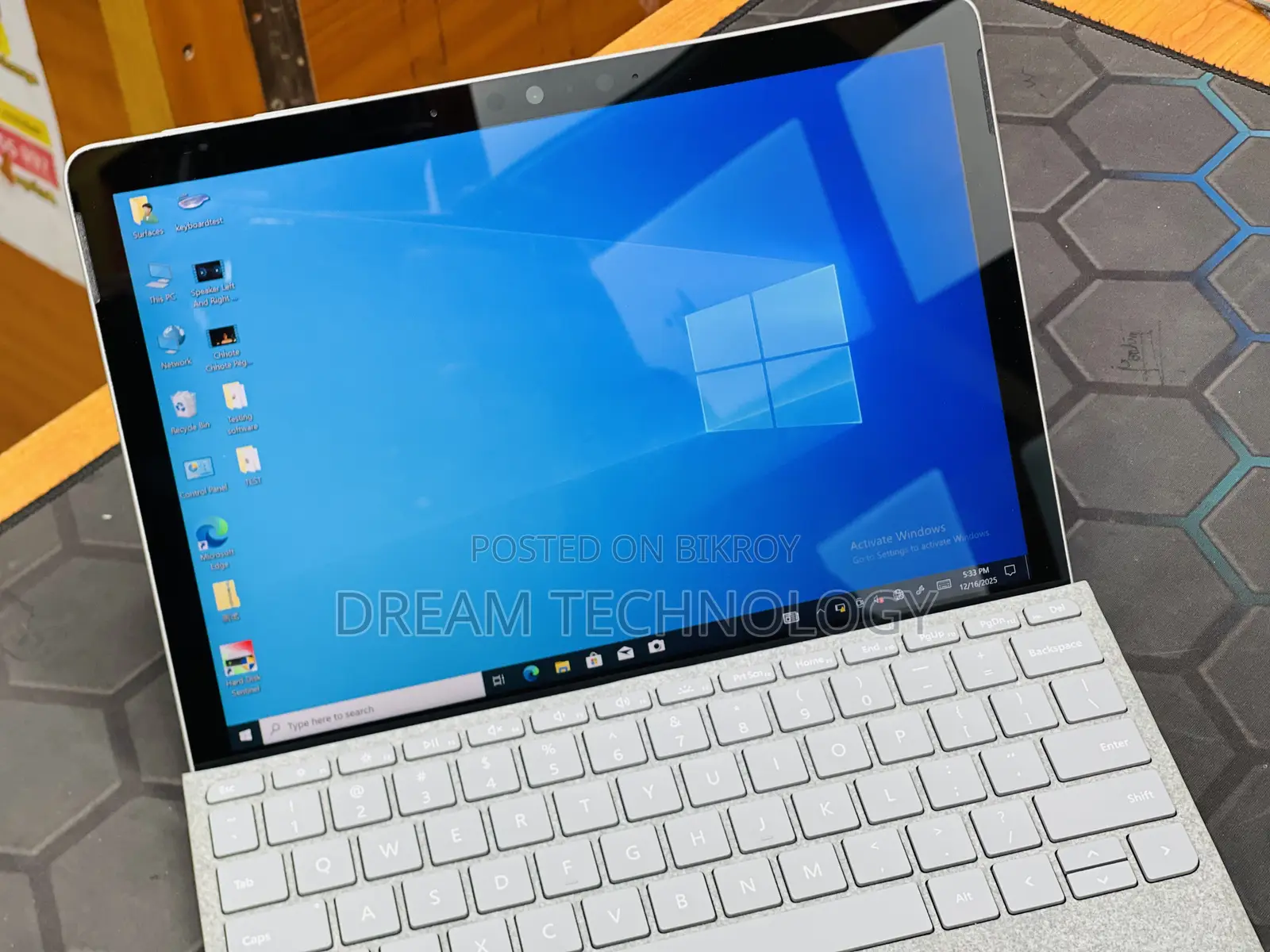 Laptop Microsoft Surface Go 2 16GB Intel Pentium SSD 128GB