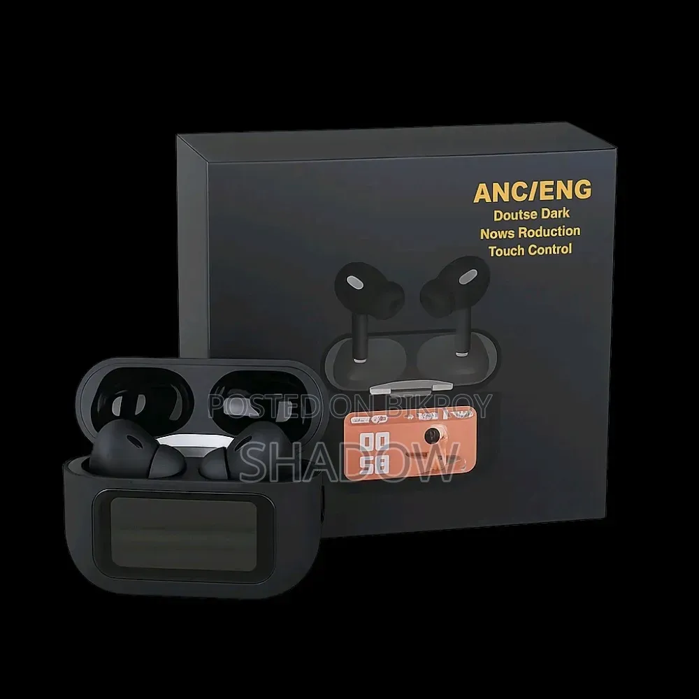 🎧 E9 Pro Touch Control Calling Display AirPods (Black)