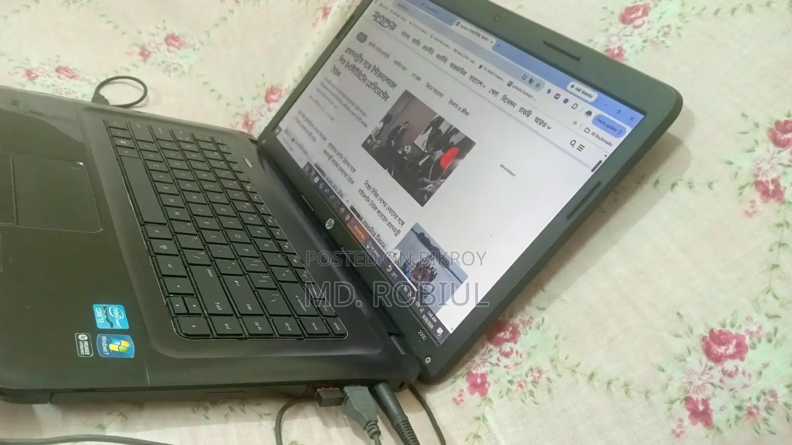 Laptop HP 8GB Intel Core i3 HDD 1T