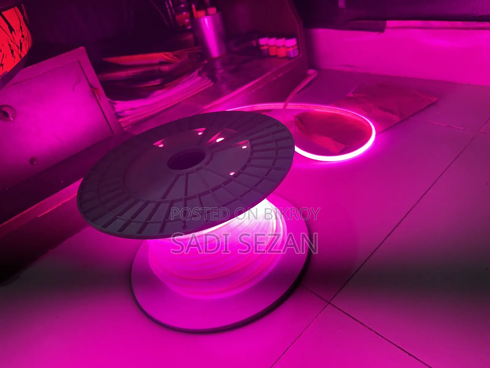LED Step Neon Light Pink Color