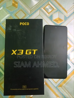 শাওমি পোকো এক্স৩ জিটি ২৫৬ জিবি ব্ল্যাক