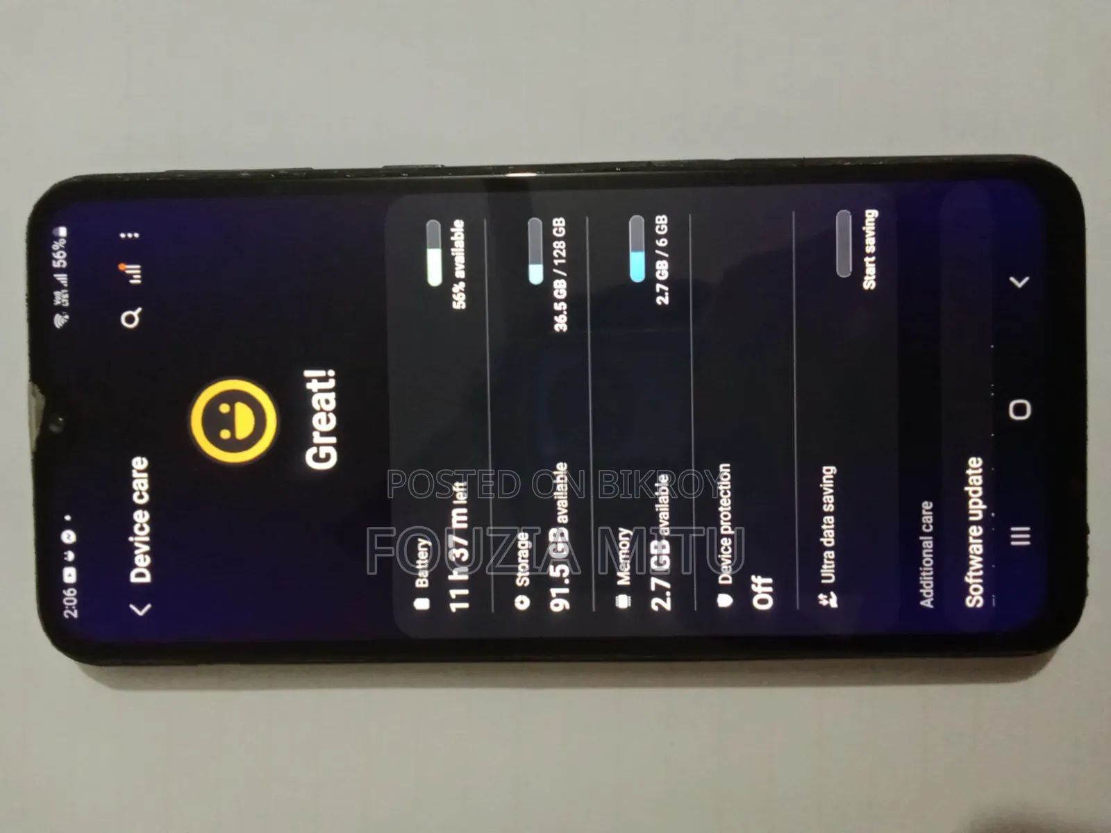Samsung Galaxy M21 2021 128 GB Blue