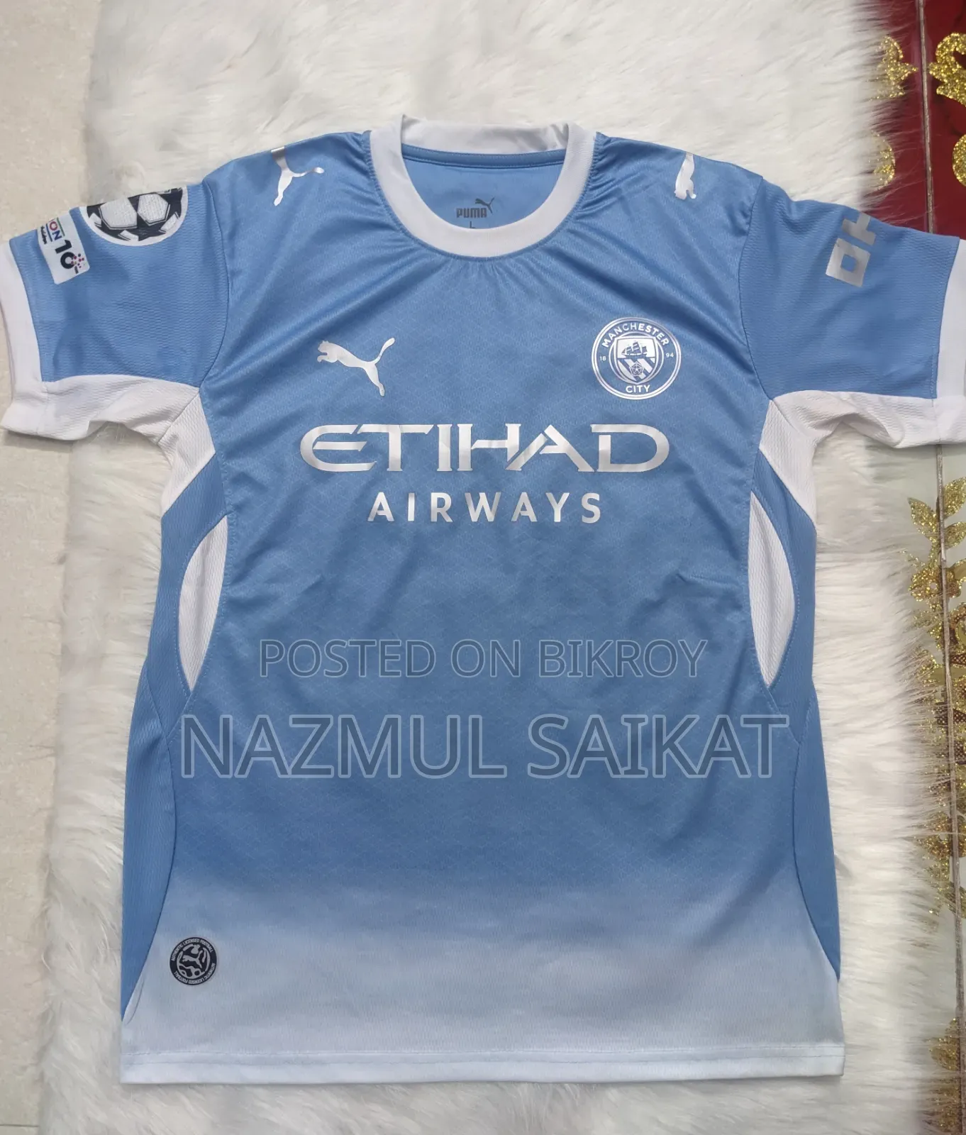 Man City Home Kit Jersy 26/27 Replica Version