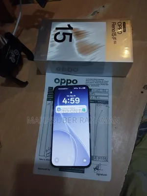 নতুন অপো রেনো ১৫ এফ ৫জি ২৫৬ জিবি নীল