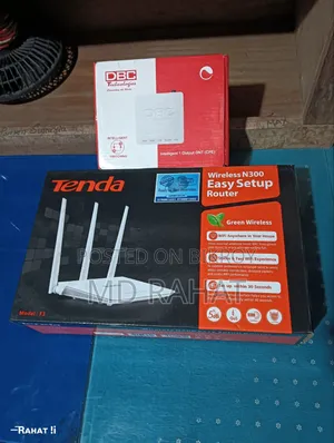 2 Core Fiber Cable 58 Meters, Tenda F3 Router, DBC ONU