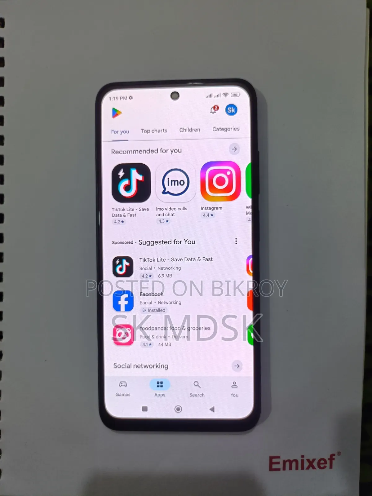 Xiaomi Redmi Note 10 64 GB Black