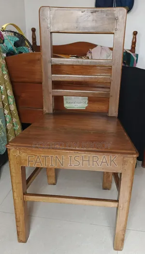 Teak Wood Table, Chair and Dressing Table