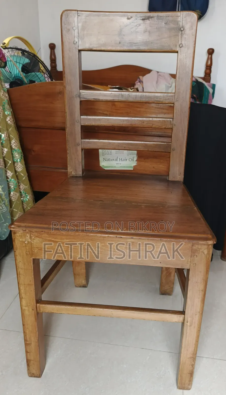 Teak Wood Table, Chair and Dressing Table