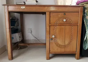 Teak Wood Table, Chair and Dressing Table