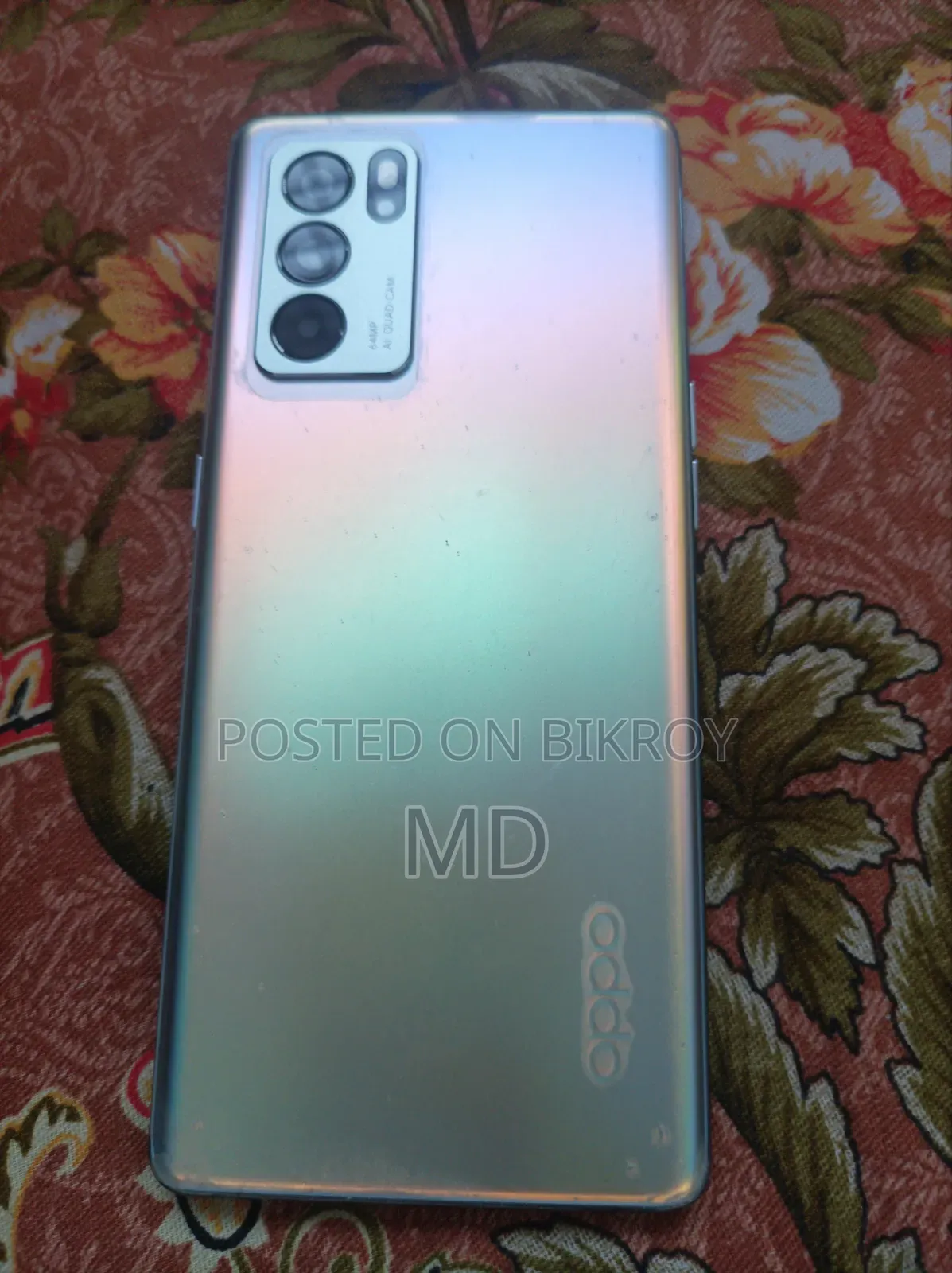 অপো রেনো ৬ প্রো ৫জি ২৫৬ জিবি সিলভার
