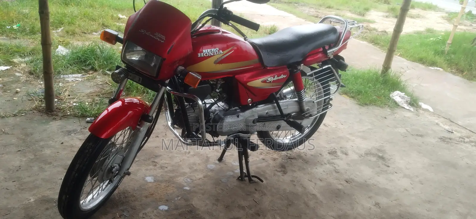হিরো স্প্লেন্ডার প্লাস ২০০৪ রেড