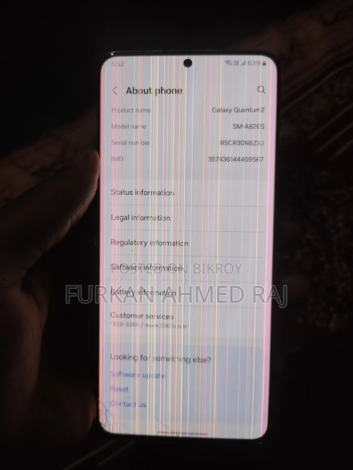 Samsung Galaxy A82 5G (Galaxy Quantum 2) 128 GB Black