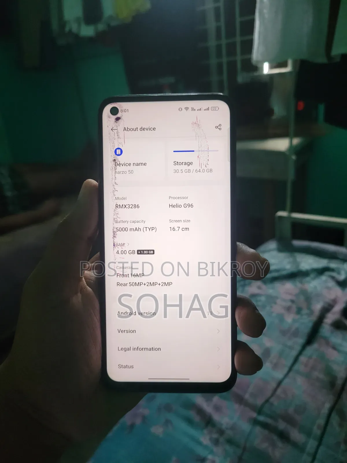 Realme Narzo 50 5G 64 GB Black