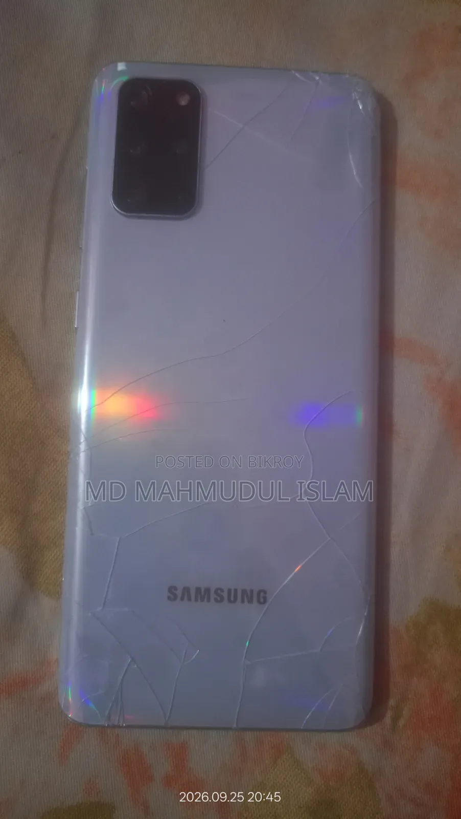 স্যামসাং গ্যালাক্সি এস২০+ ১২৮ জিবি নীল