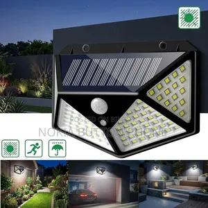 LED Outdoor Solar Motion Sensor Wall Light – 12W Waterproof