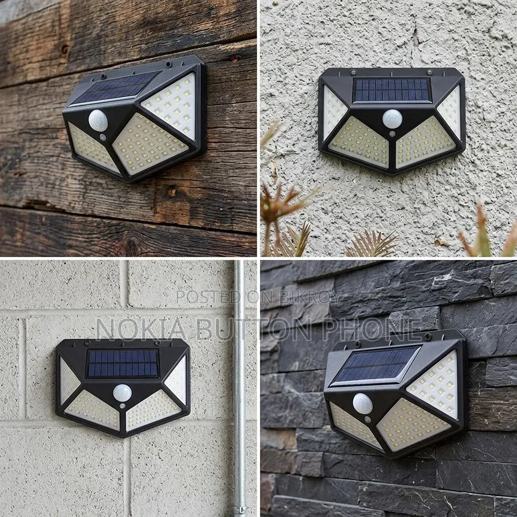 LED Outdoor Solar Motion Sensor Wall Light – 12W Waterproof