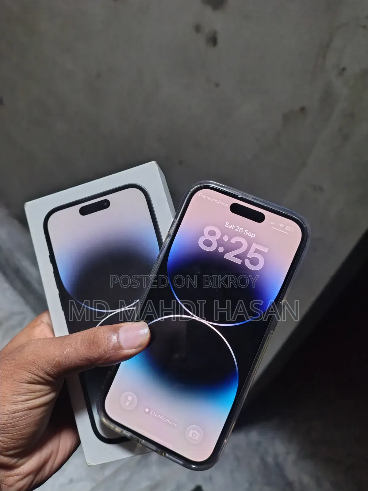 অ্যাপল আইফোন ১৪ প্রো ১২৮ জিবি কালো