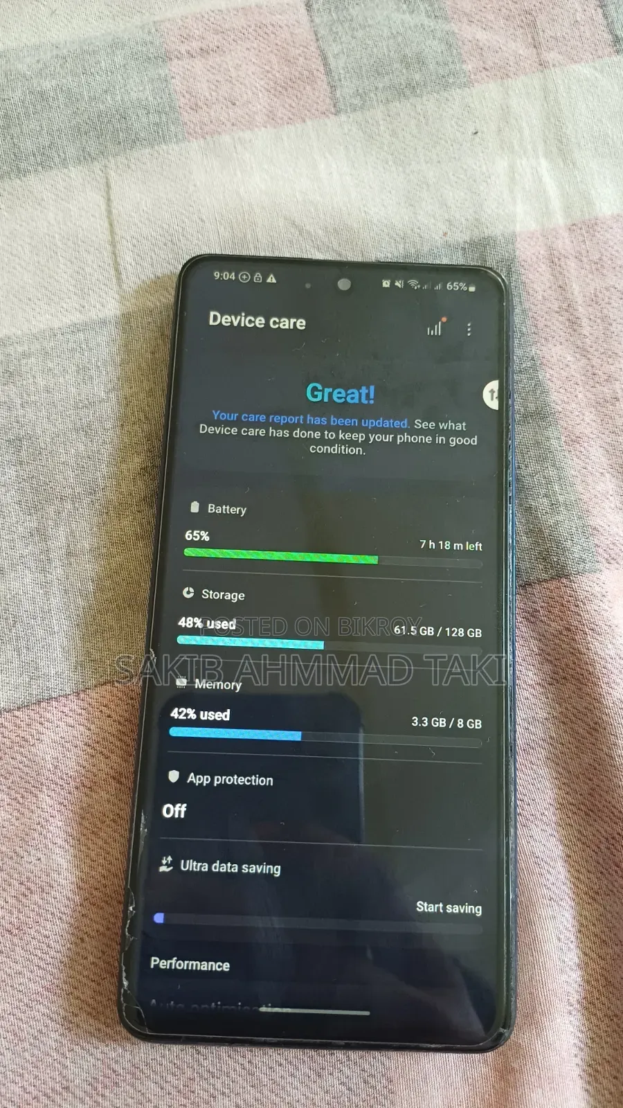 Samsung Galaxy M62 128 GB Blue