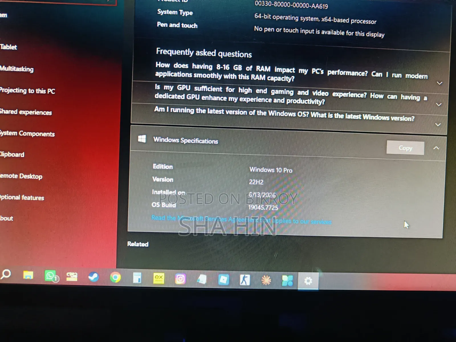 New Desktop Computer 8GB Intel Core i7 SSD 128GB