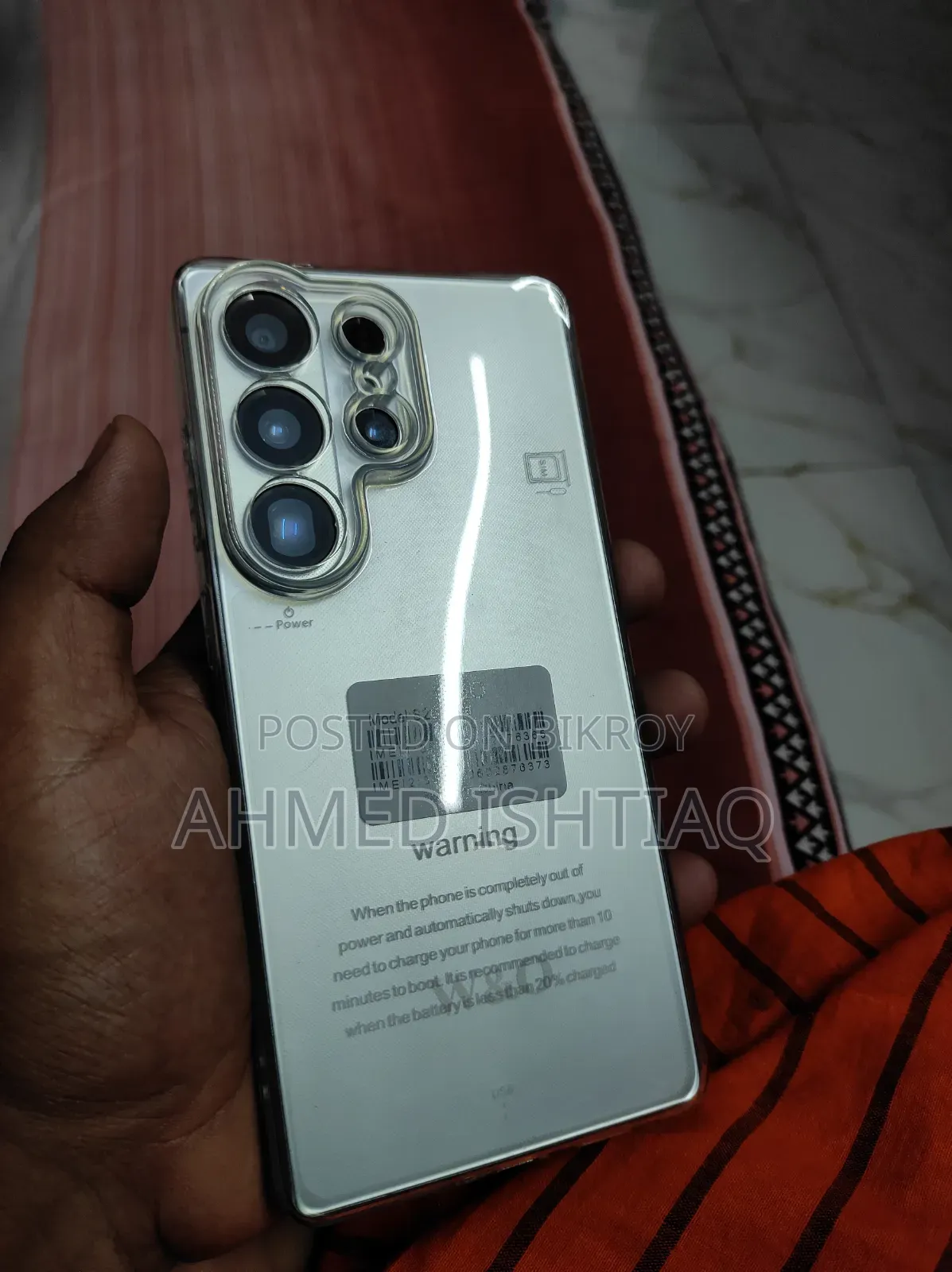 New Mobile Phone 128 GB Silver