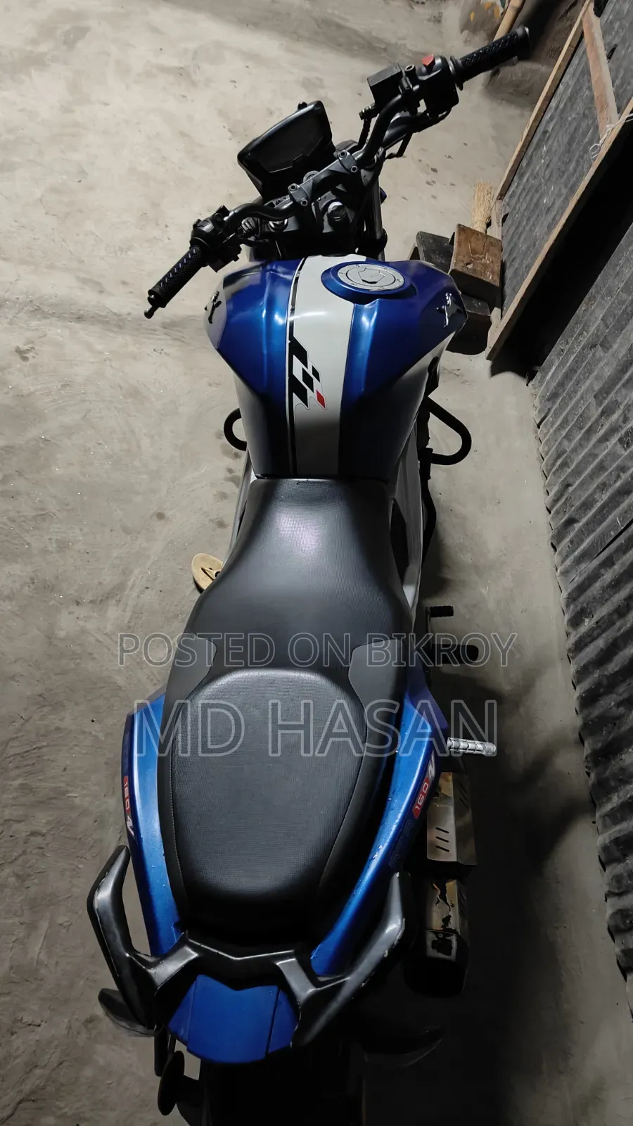 TVS Apache RTR 160 4V 2022 Blue
